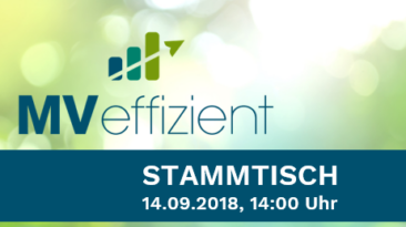 1. MVeffizient-Stammtisch auf der Mela 2018