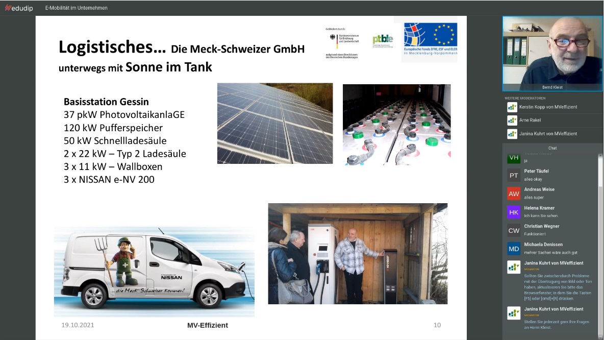 BU: Die regionale Handelsplattform mit Sitz in Gessin liefert die Waren von ca. 100 Produzenten aus der Mecklenburgischen Schweiz mit innovativen elektrisch betriebenen Kühlfahrzeugen aus.