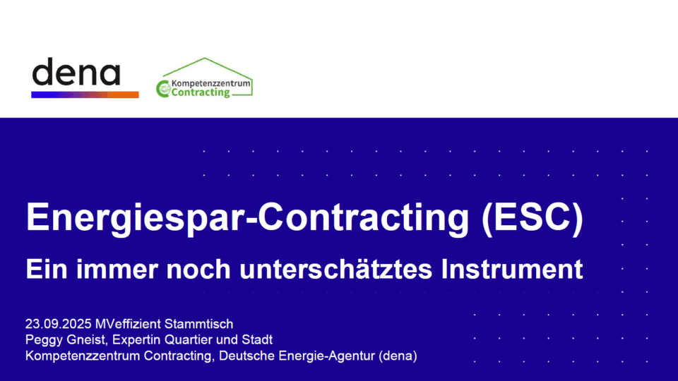 Energieeinspar-Contracting 23.09.2025