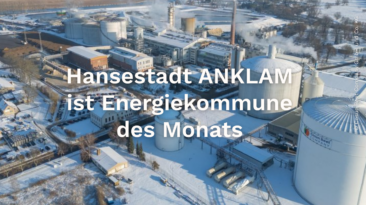Hansestadt Anklam wird zur Energie-Kommune des Monats Februar 2026 gekürt
