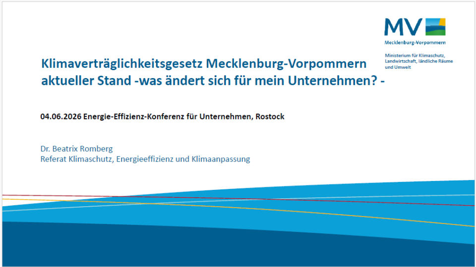 Aktueller Stand Klimaverträglich-keitsgesetz