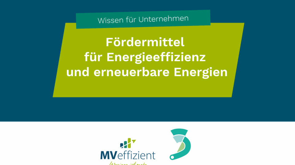 Fördermittel für Energieeffizienz und erneuerbare Energien