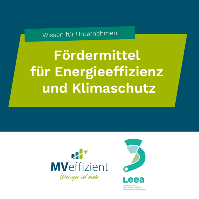 Fördermittel für Energieeffizienz und erneuerbare Energien